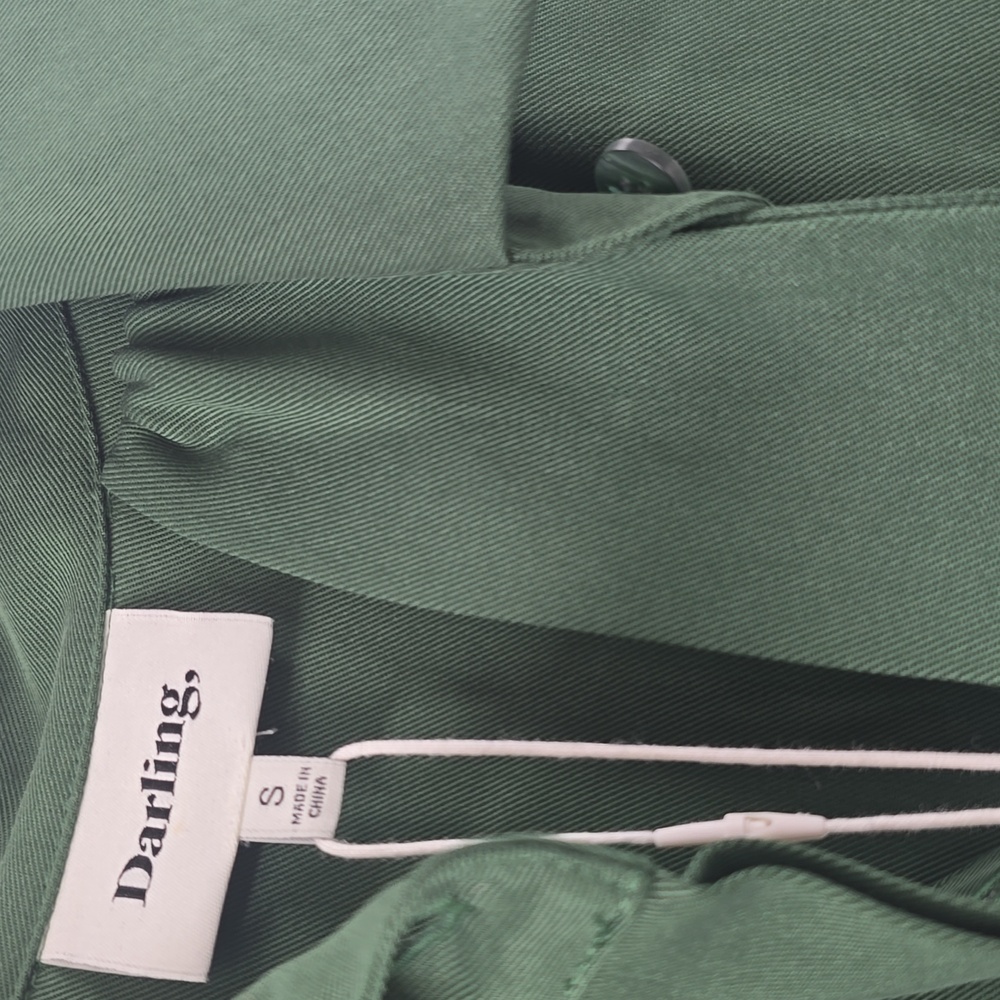 Darling Forrest Green Shirt Dress - Picture 8 of 13